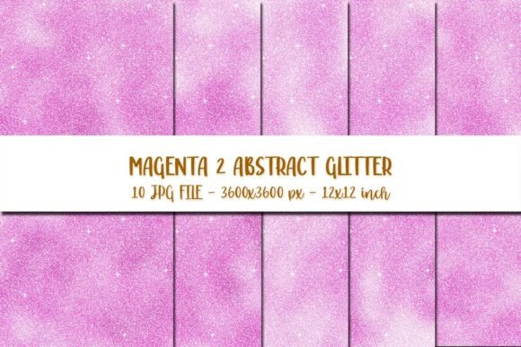 Magenta 2 Abstract Glitter Digital Paper