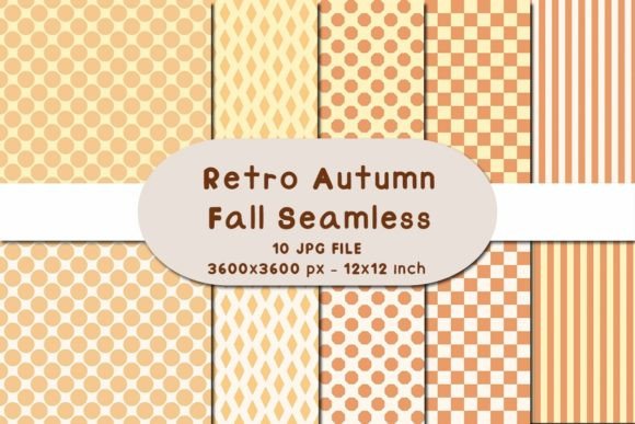 Retro Autumn Fall Seamless Pattern: A Timeless Design for Modern Creatives