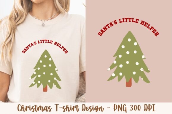 Santa's Little Helper Christmas Tree 4 – A Versatile Design for Holiday Creations
