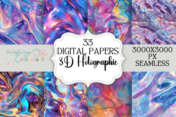 Seamless Holographic 3D Digital Papers: A Creative Game-Changer