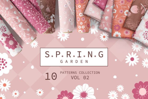 Strategic Use of the Spring Garden Pattern Collection Vol 02 for Creative and Professional Projects
