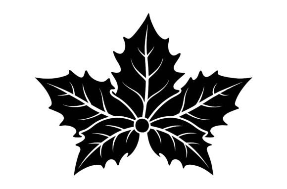 What Is the Christmas Leaf Black Silhouette and Why It Stands Out in Design Projects